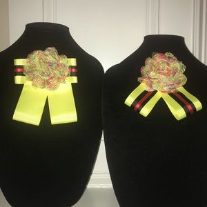 Bow Brooch Set Pin Bow Tie